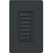 Lutron RadioRA 2 seeTouch Keypad, 6-button layout with Raise/Lower functionality, 120V, Neutral Required, RRD-W6BRL-BL, Gloss Black - Union Lighting and Décor