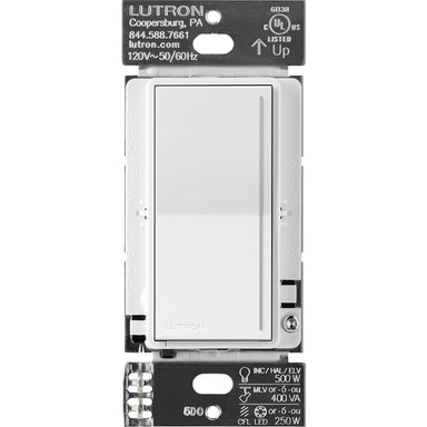 Lutron RadioRA 3 Sunnata RF PRO LED+ Switch, Multi-Loaction Dimming, Only for use with RadioRA 3 Sunnata RF Switch, RRST-RD-SW, Satin Snow - Union Lighting and Décor