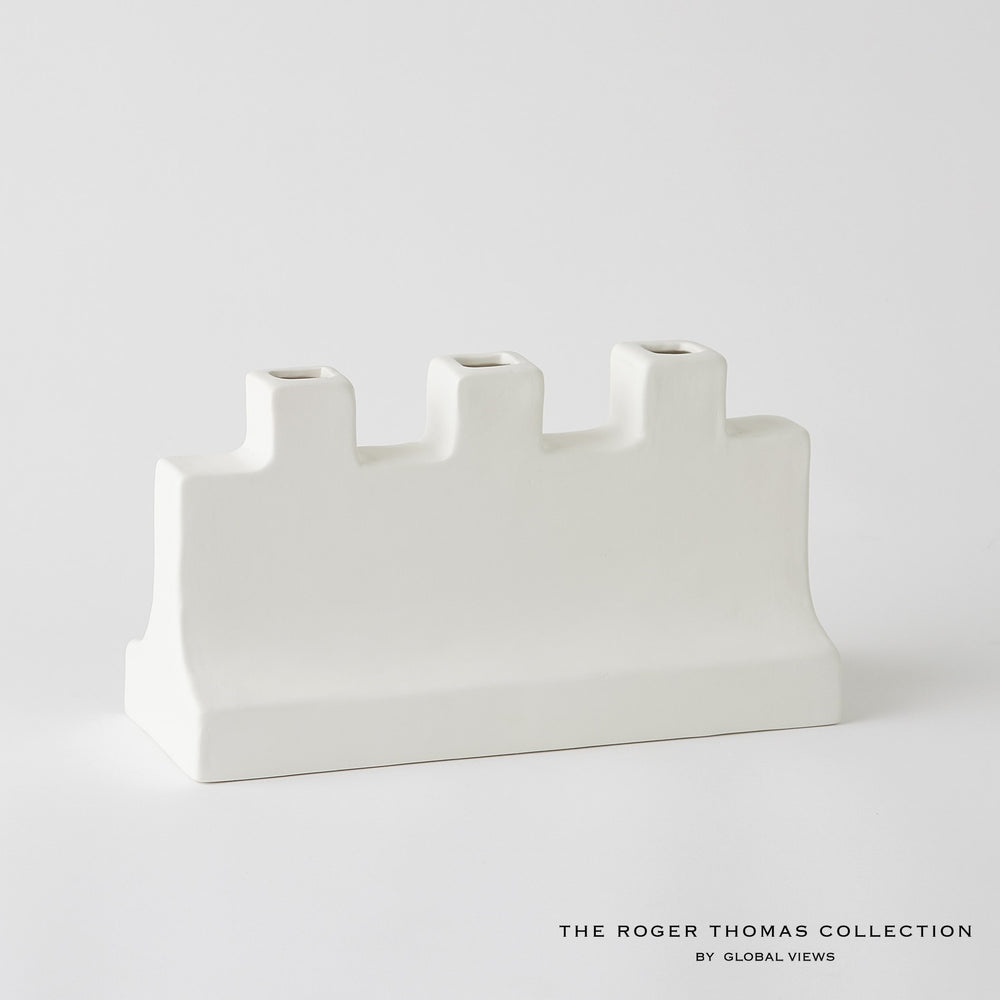 Icon Wide Vases Matte White