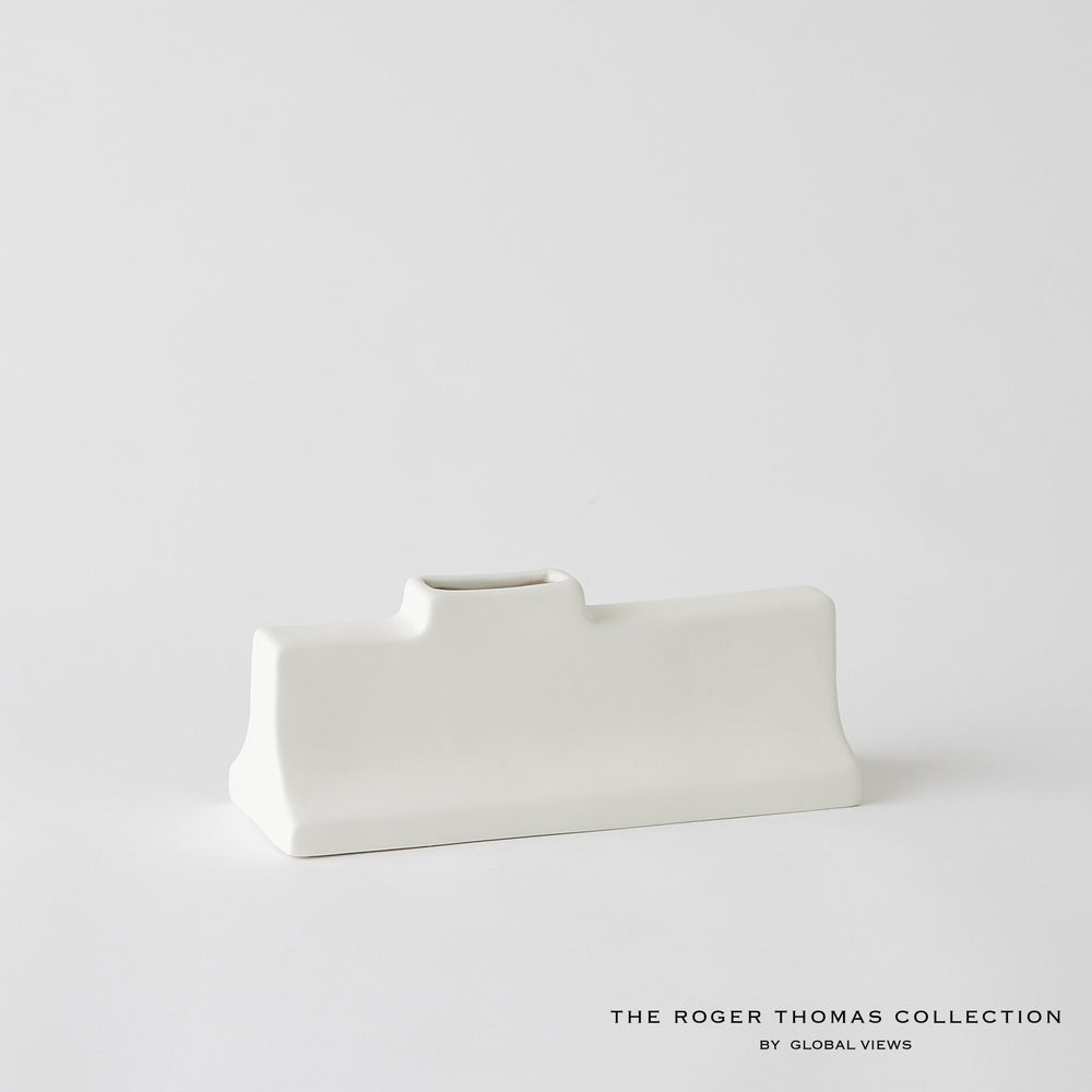 Icon Wide Vases Matte White
