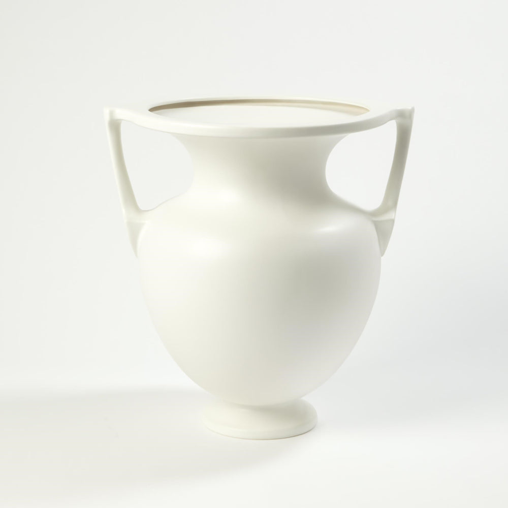 Grecian Amphora Matte White