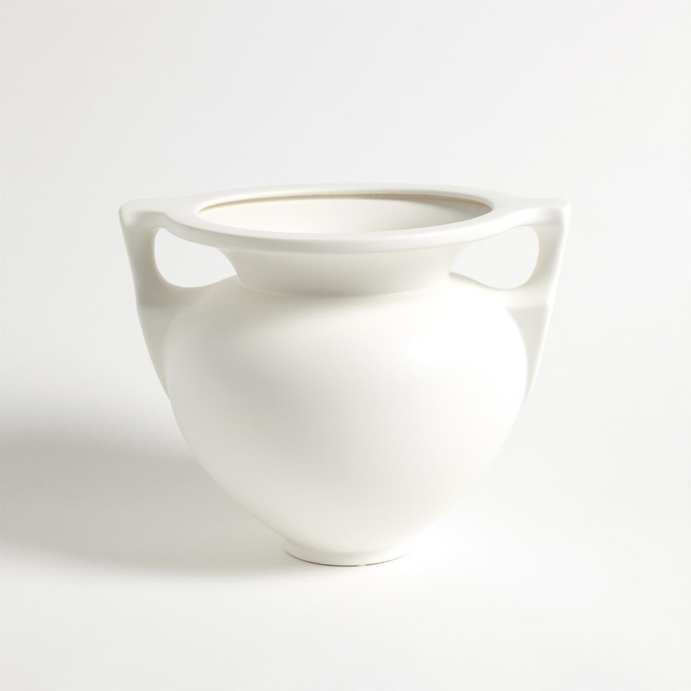 Grecian Amphora Matte White