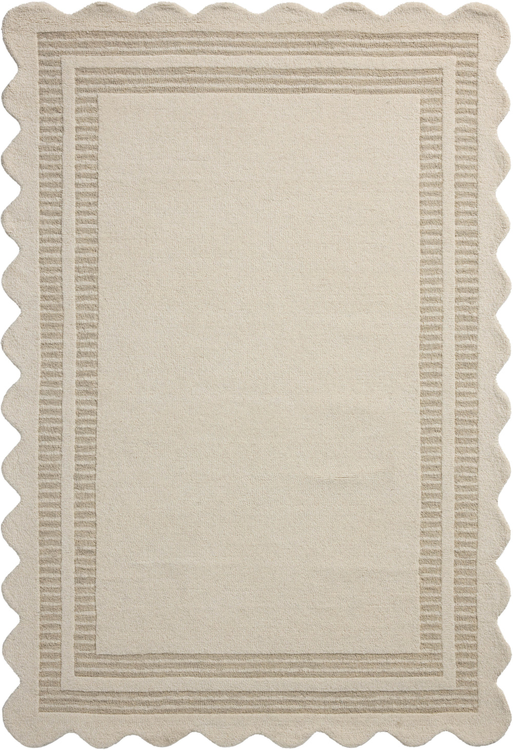 Scottie Ivory / Grey Rug (SCO-01)