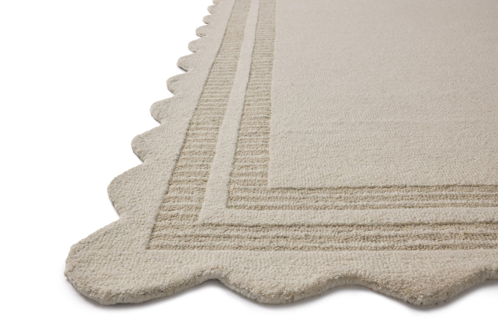 Scottie Ivory / Grey Rug (SCO-01)