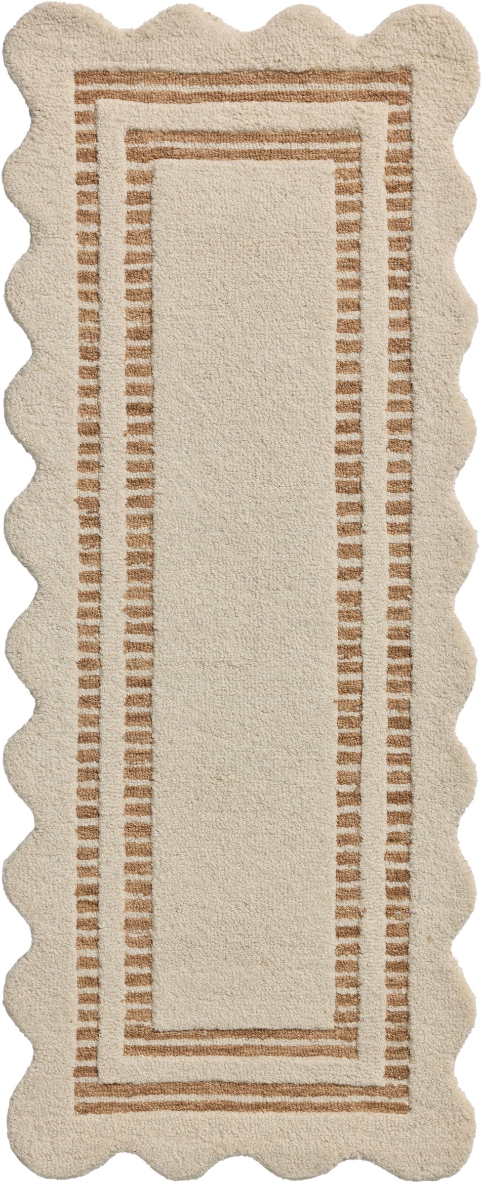 Scottie Ivory / Rust Rug (SCO-01)