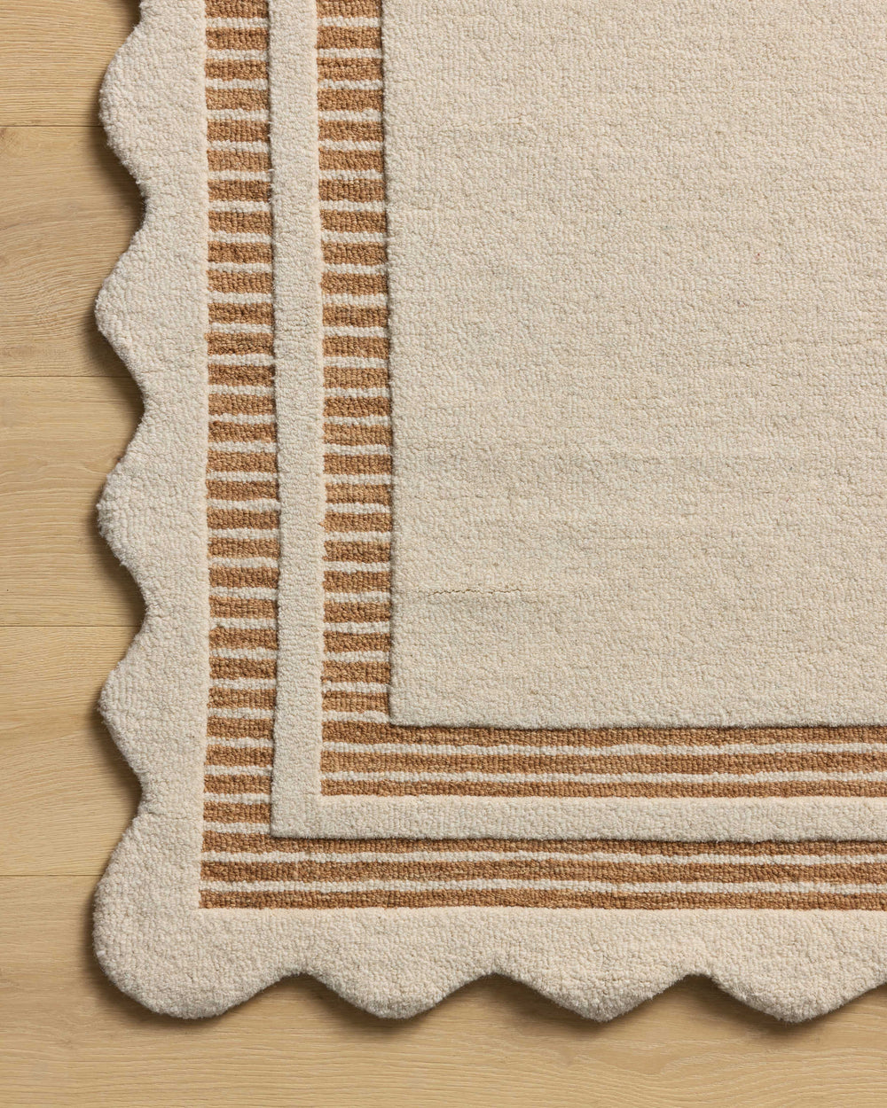 Scottie Ivory / Rust Rug (SCO-01)