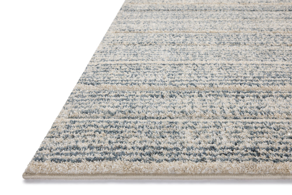 SLA-03 LOLOI Silas Oatmeal / Blue Rug