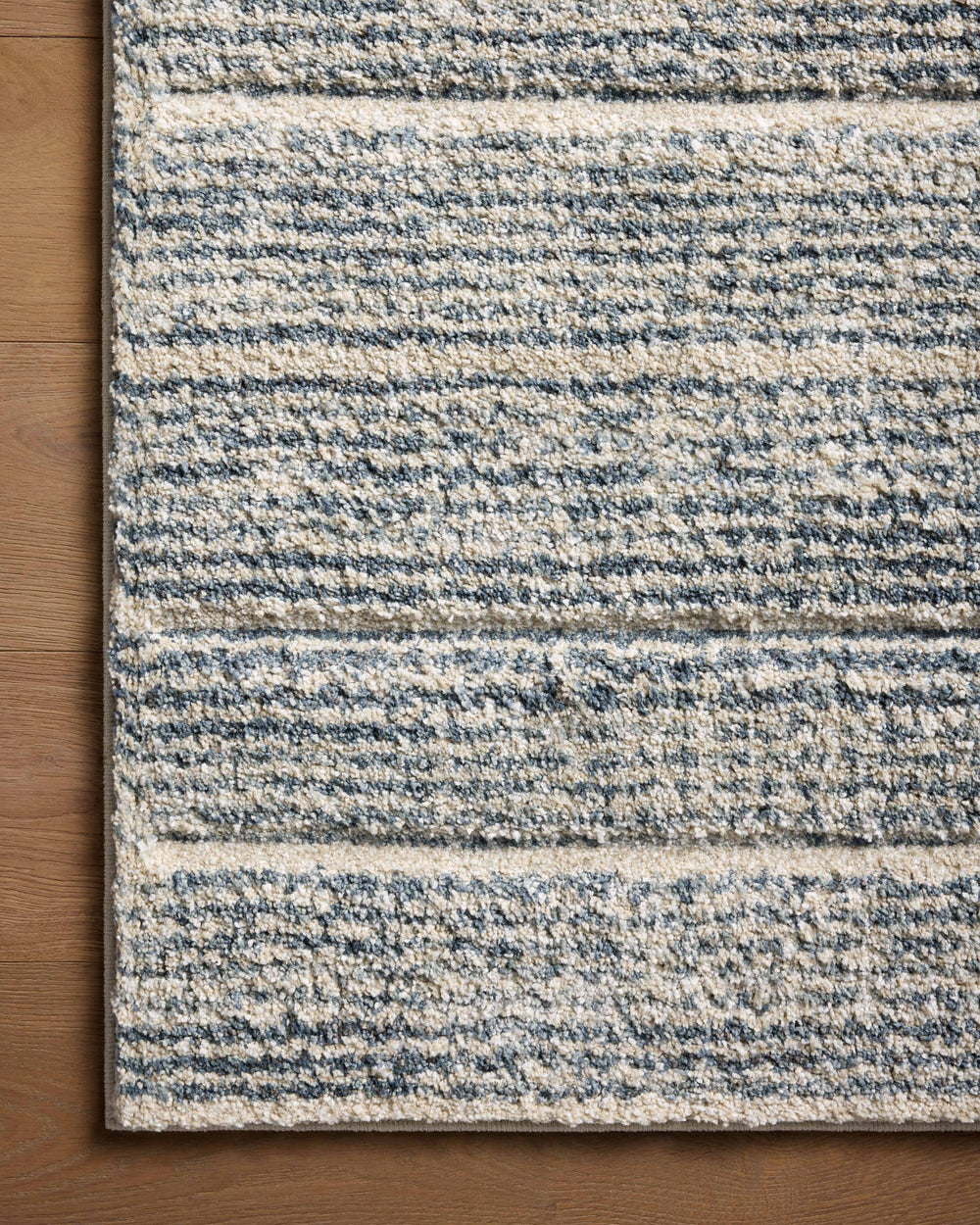 SLA-03 LOLOI Silas Oatmeal / Blue Rug