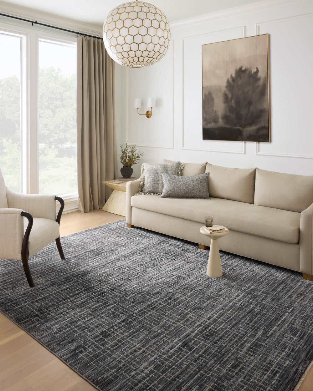Soho Onyx / Silver Rug (SOH-01)