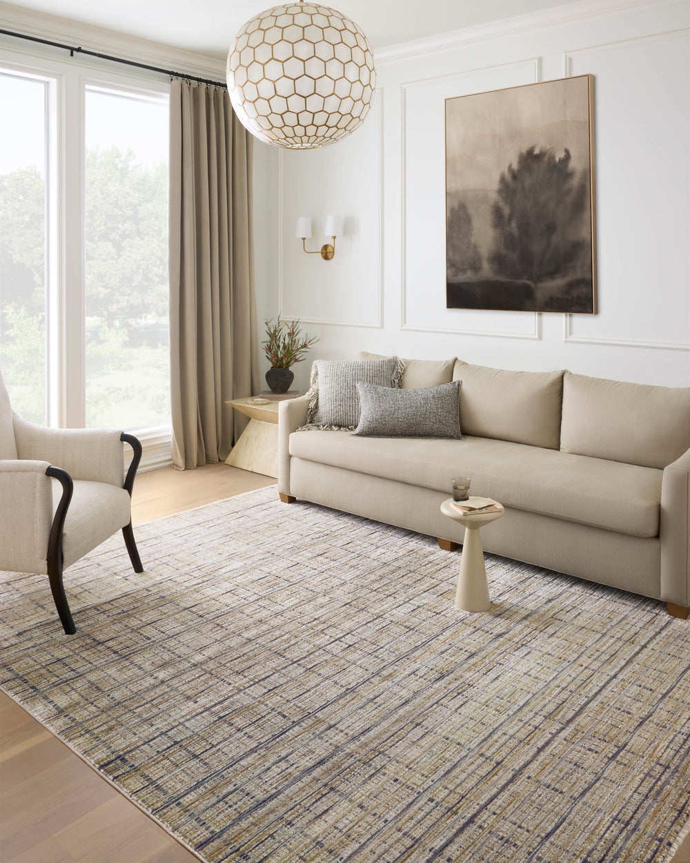 SOH-04 loloi Soho Pebble / Charcoal Rug