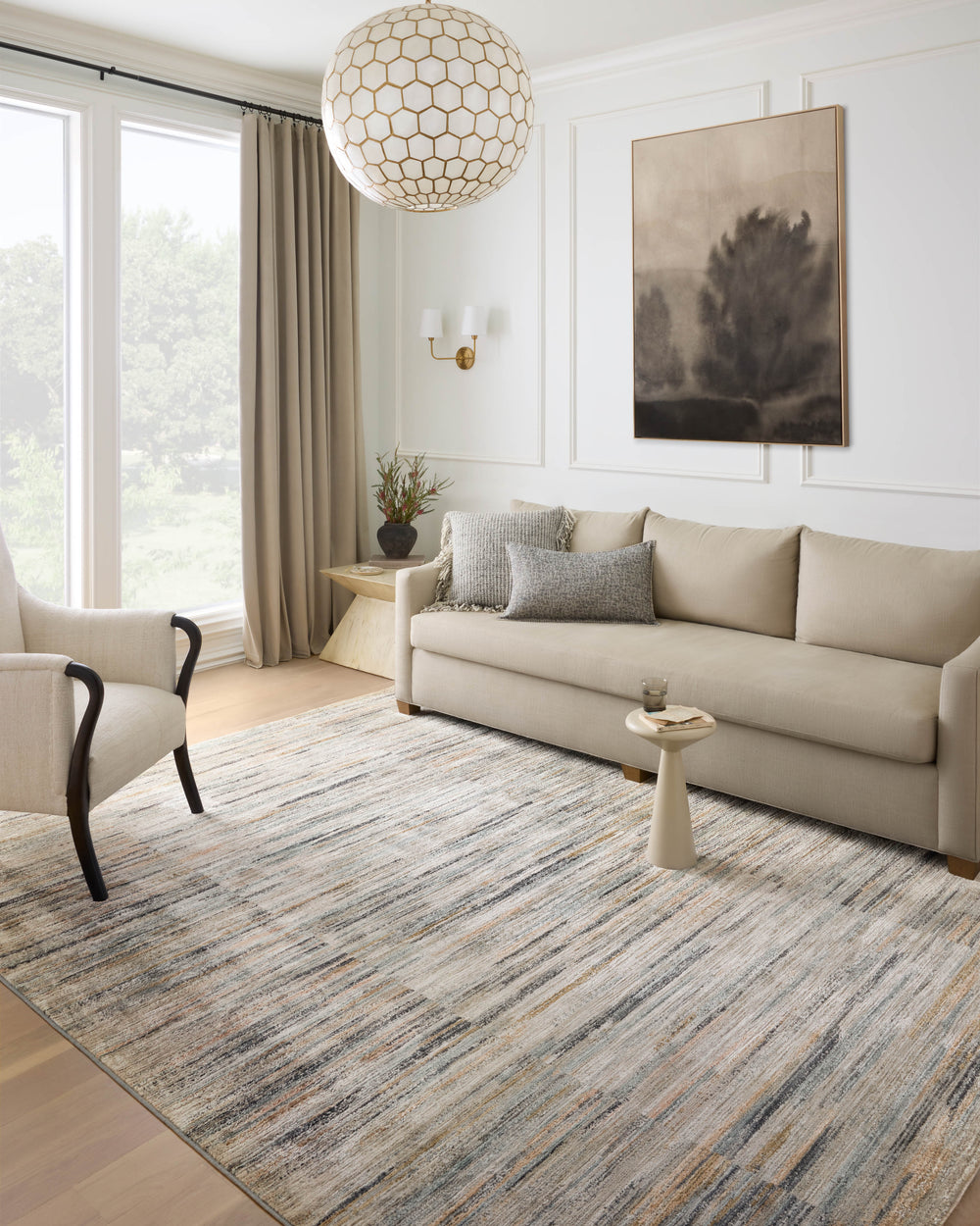 SOH-07 LOLOI SOHO Multi / Dove Rug