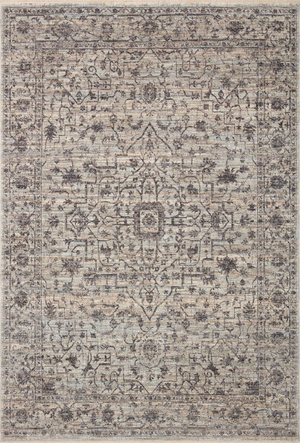Sorrento Mist / Charcoal Rug (SOR-01)