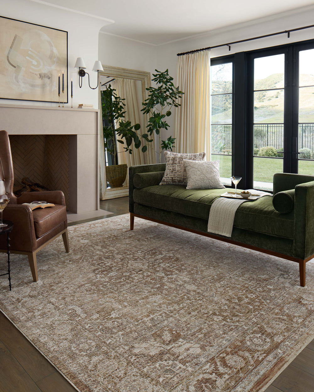 TAI-01 Tabitha Natural/Clay Rug