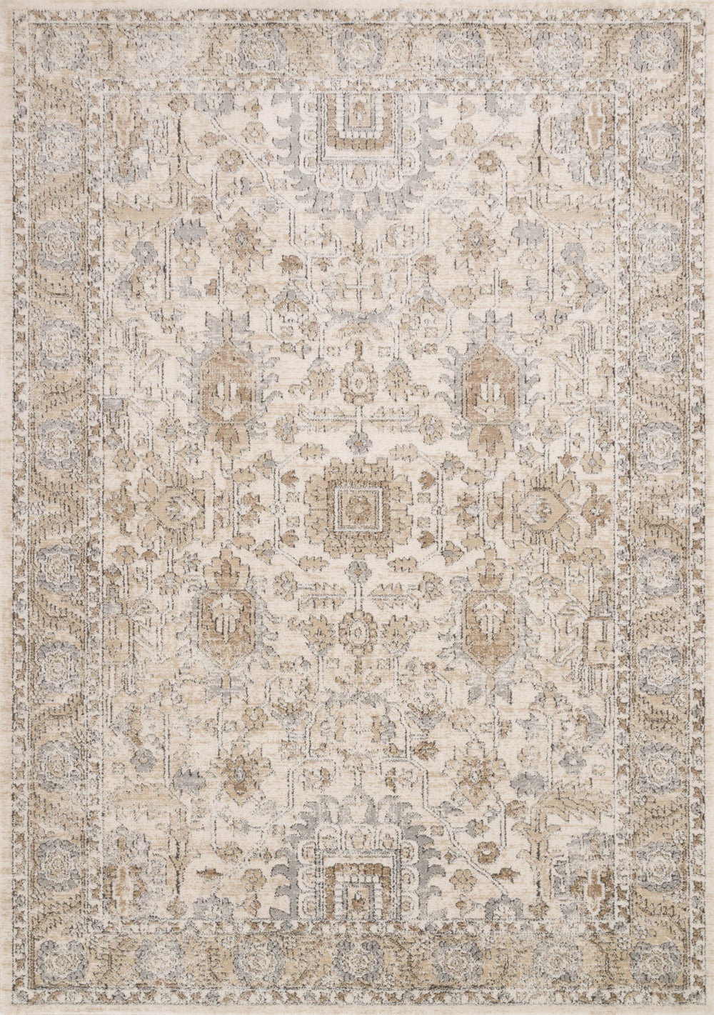 TEA-03 Loloi Teagan Ivory / Sand Rug