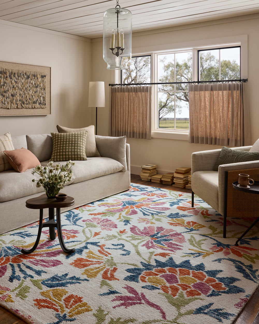 Tilly Ivory / Multi Rug (TIL-02)
