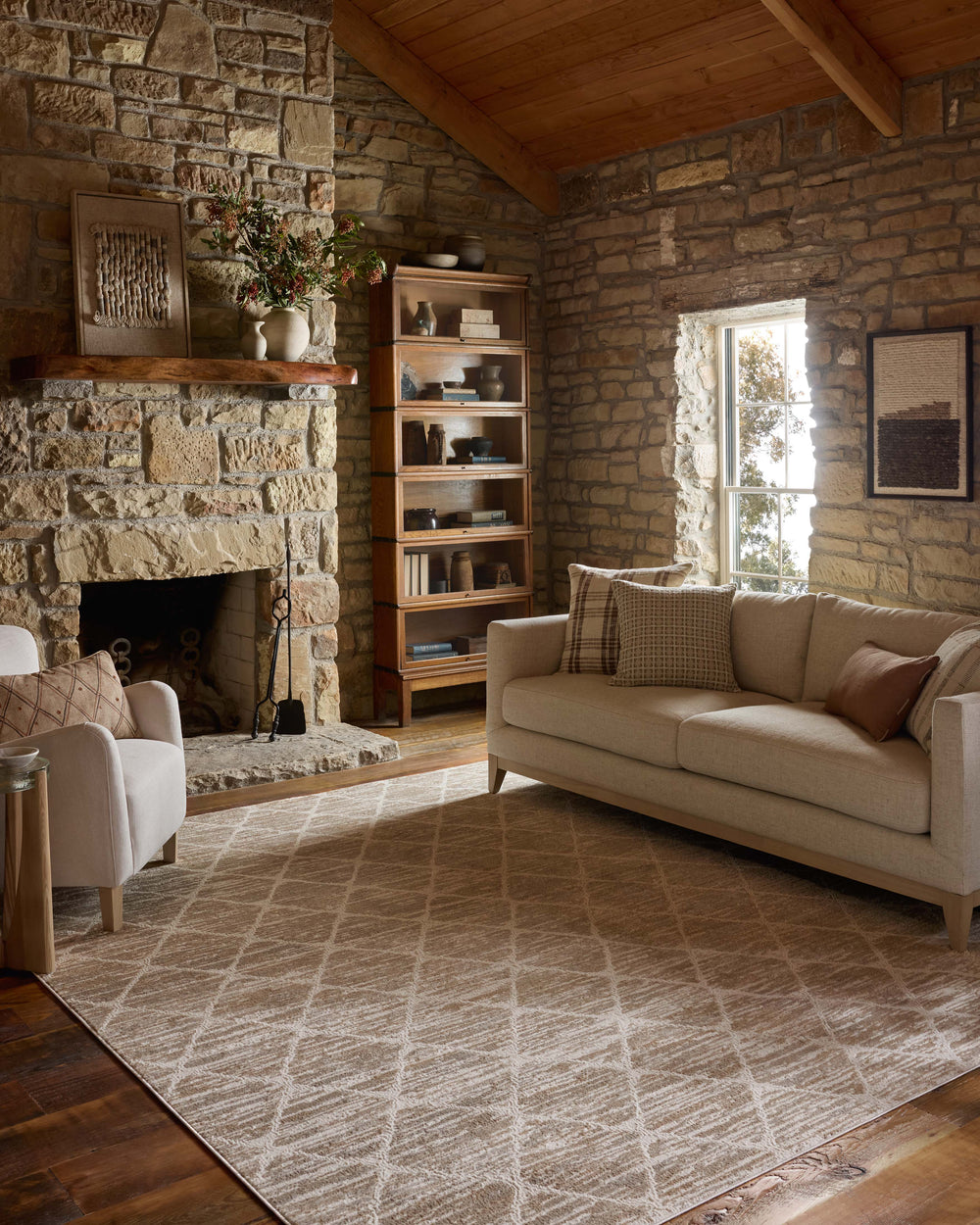 Townes Pebble / Beige Rug (TOW-01)