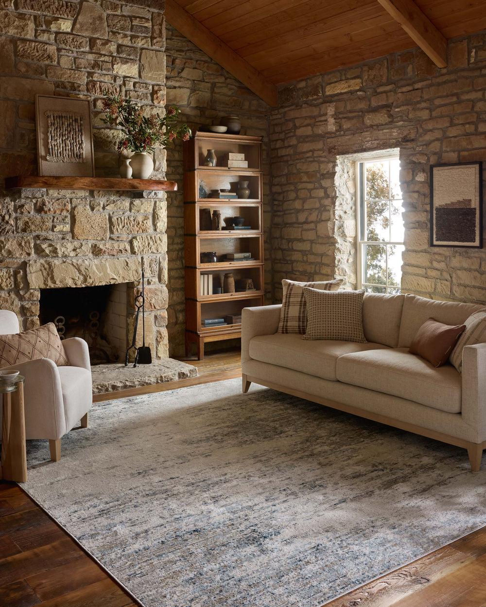 TOW-04 Townes Ivory / Sky Rug