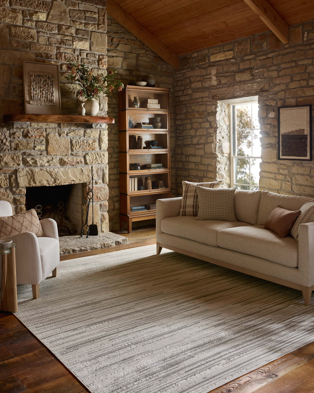 Townes Beige / Grey Rug (TOW-05)