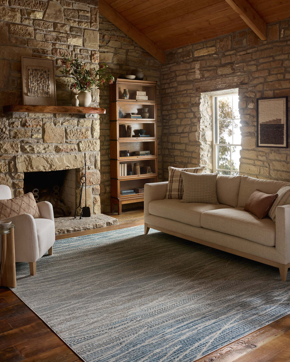 Townes Natural / Sky Rug (TOW-07)