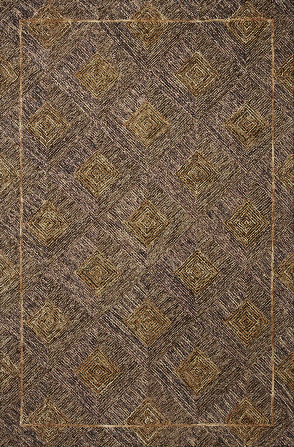 Varena Plum / Gold Rug (VAR-04)