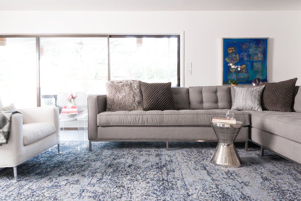 Viera Lt. Blue / Grey Rug (VR-06)