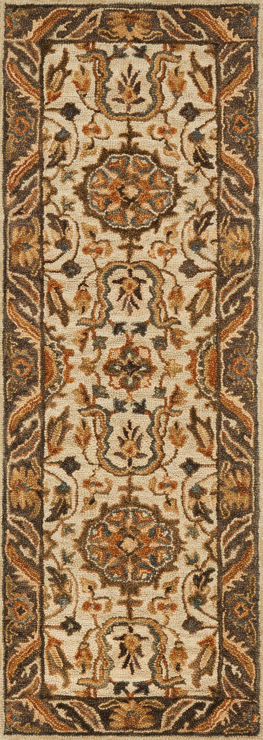 VK-02 Victoria Ivory / DK Taupe tapis