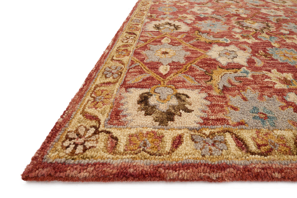 VK-09 Victoria Terracotta / Gold Rug
