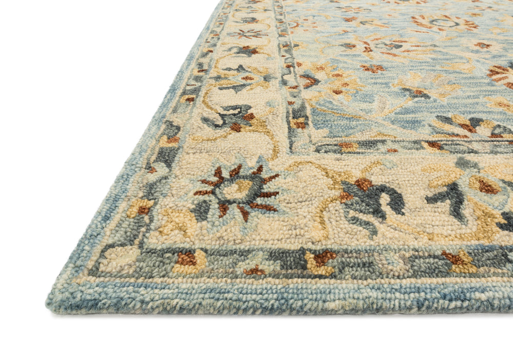 Victoria Lt. Blue / Natural Rug (VK-18)