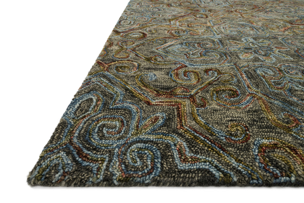 VK-21 Victoria Charcoal / Multi tapis