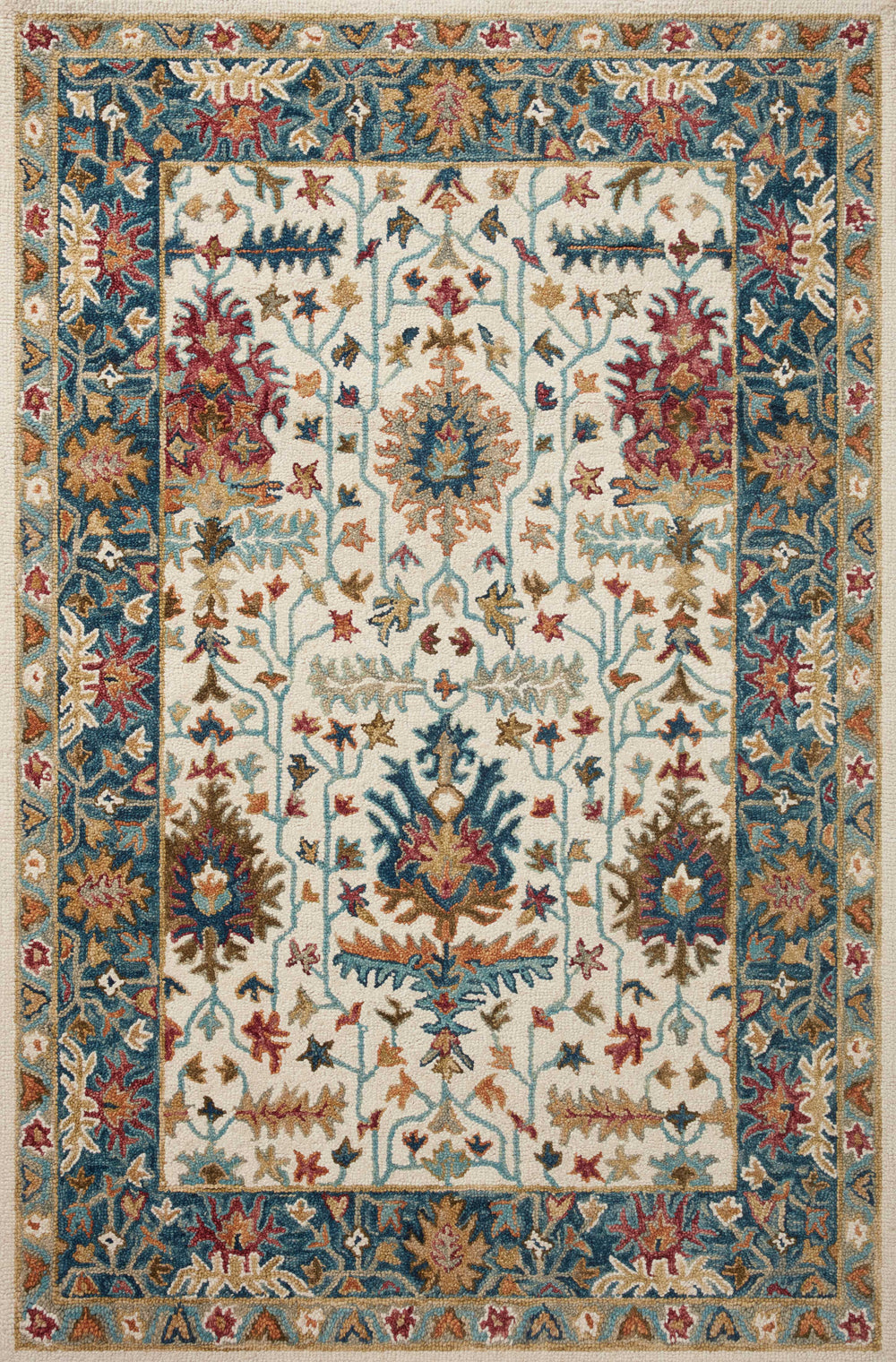 Victoria Ivory / Sky Rug (VK-23)