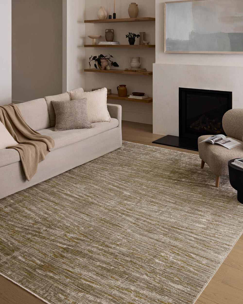 Wae-01 Loloi Wade Sage / Gold Rug