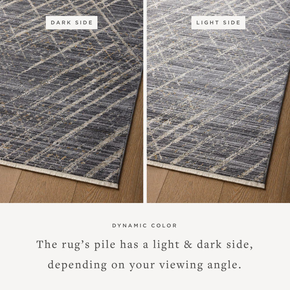 Wae-04 loloi wade minuit / tapis beige