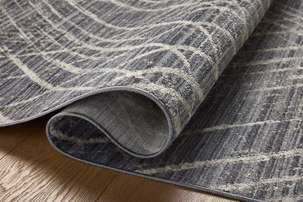 Wae-04 loloi wade minuit / tapis beige