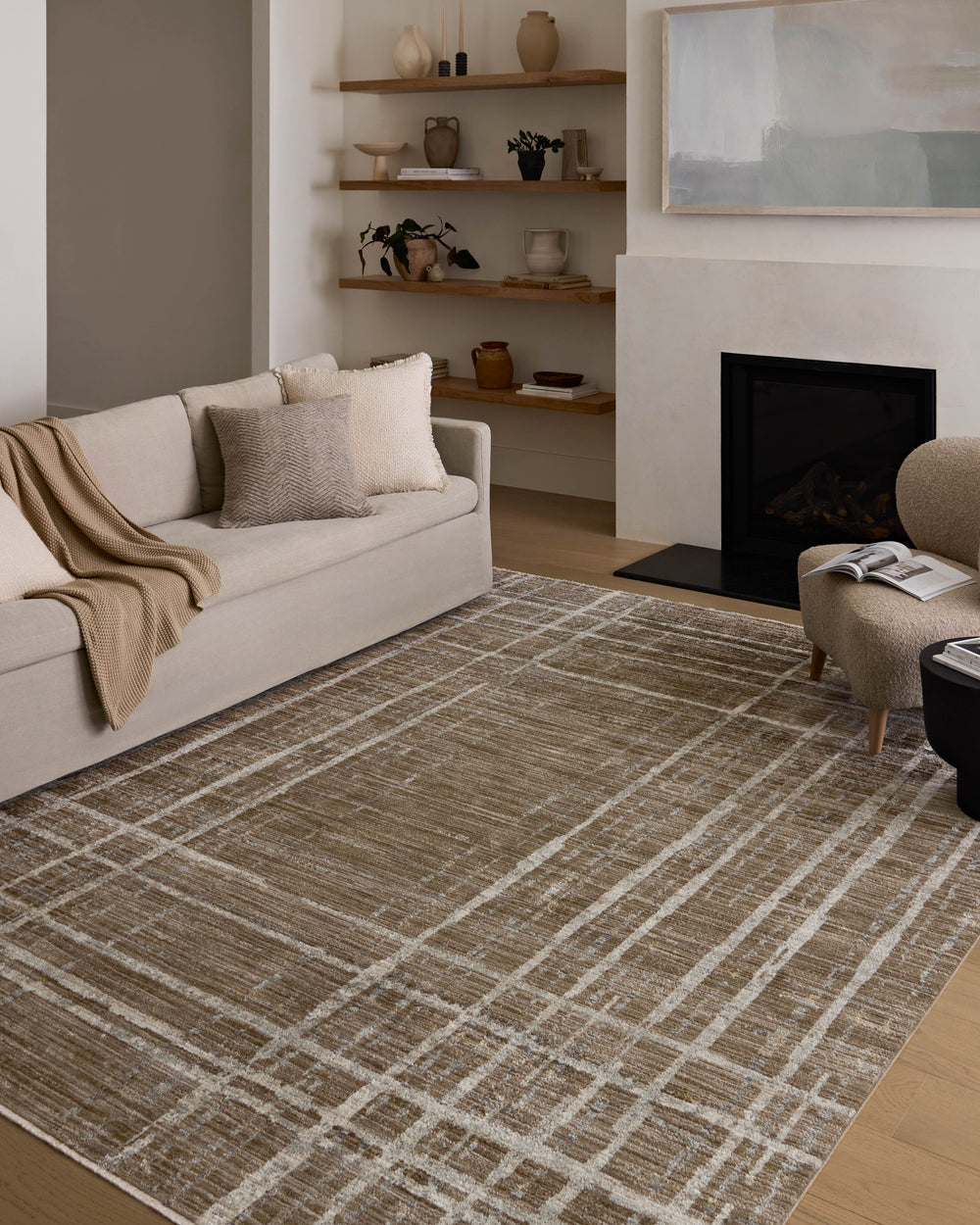 Wade Brown / Stone Rug (WAE-05)
