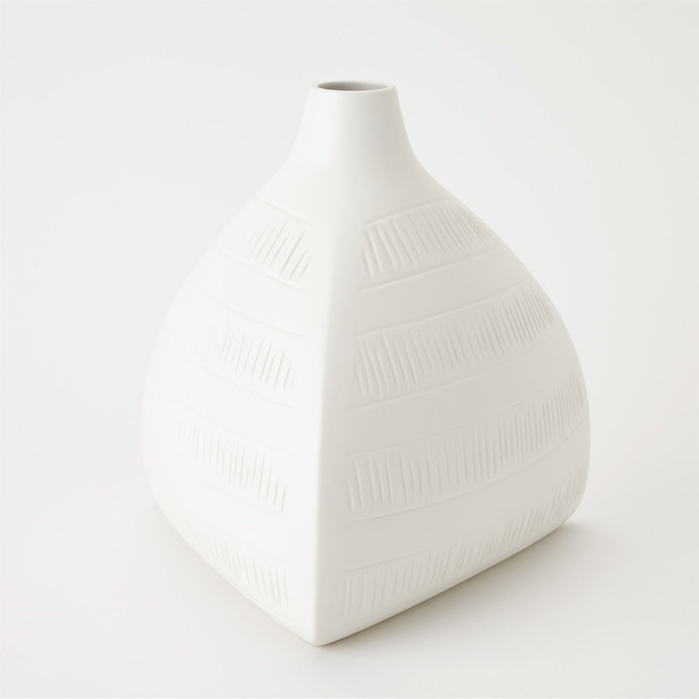 Glazed Vases Matte White