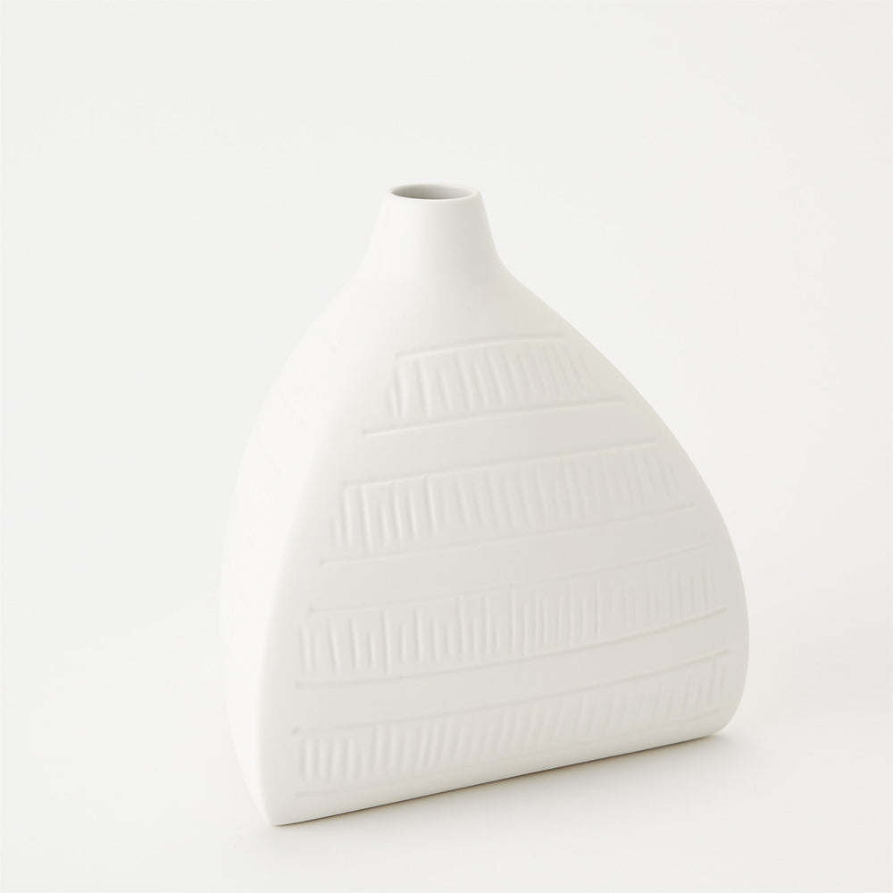 Glazed Vases Matte White