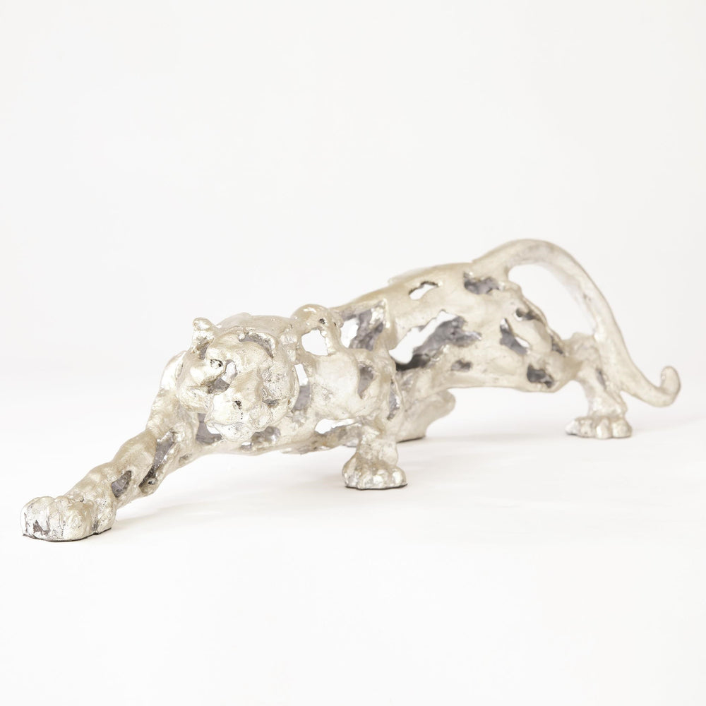 Feuille d'argent Jaguar déconstruite