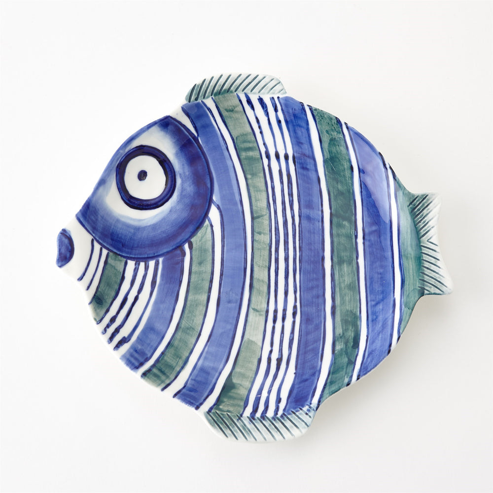 Assiette de flow-fish fantaisiste