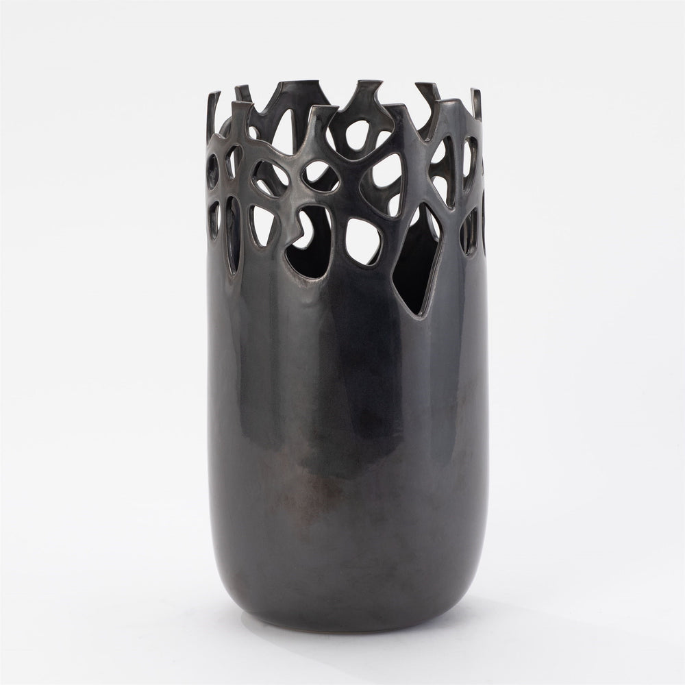 Geo Vases Reactive Bronze