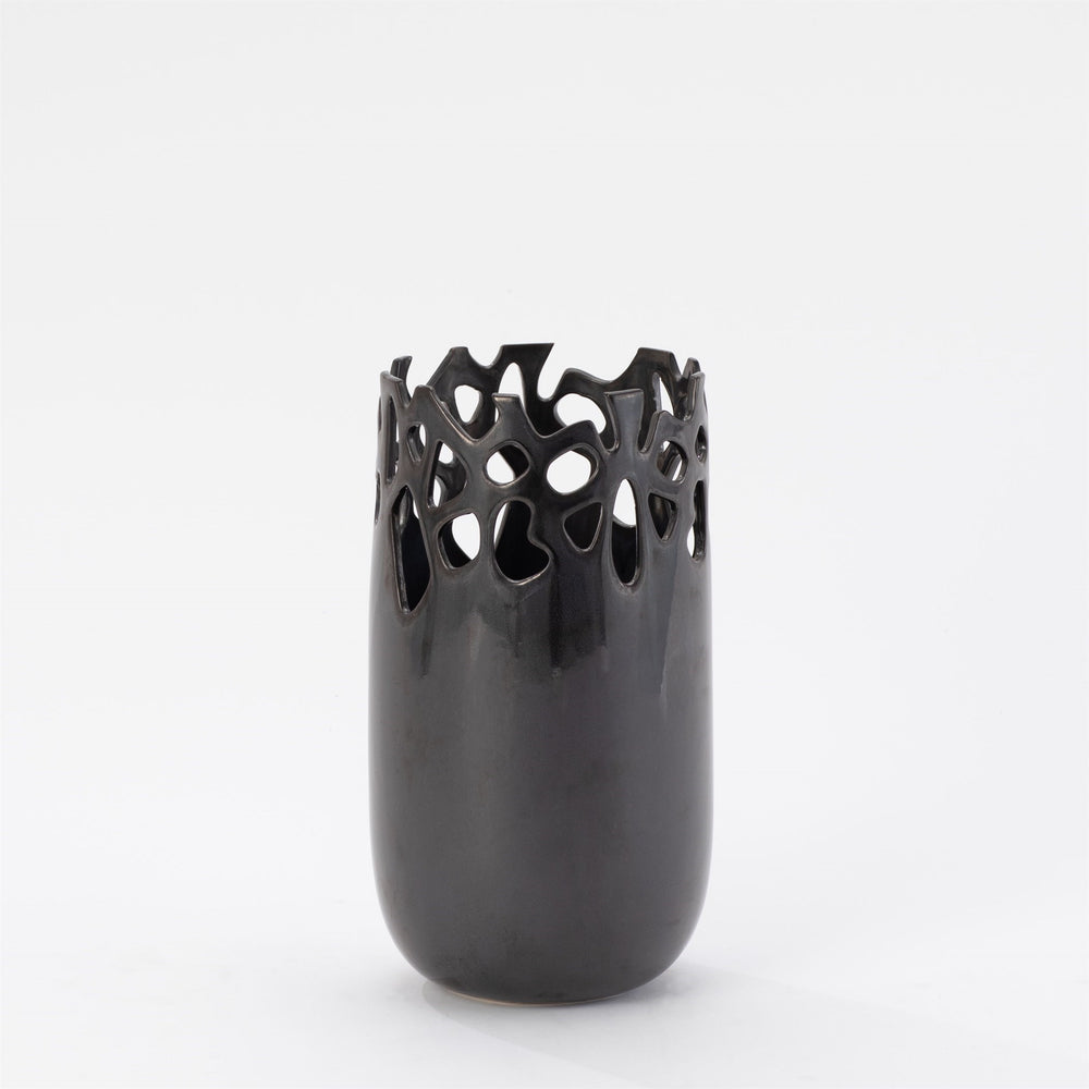 Geo Vases Reactive Bronze