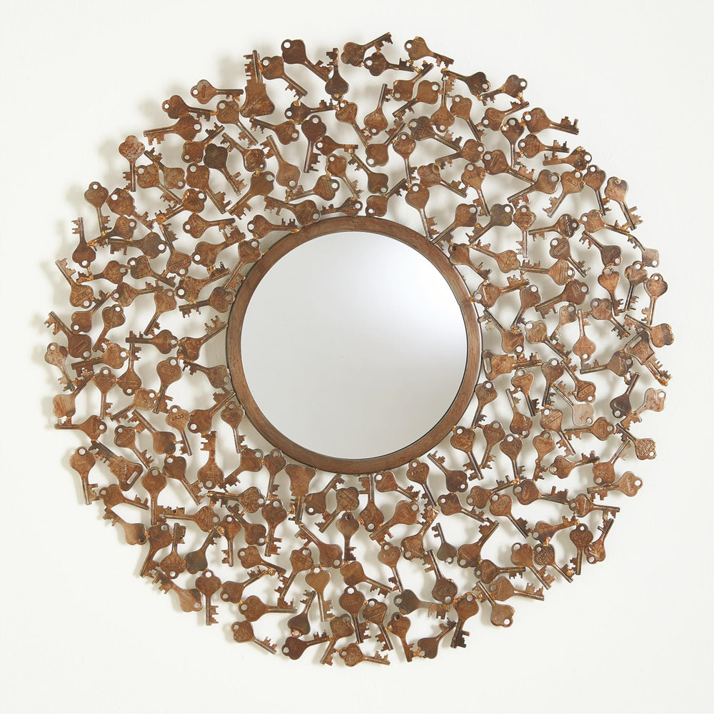 Keys To My Heart Mirrors Bronze