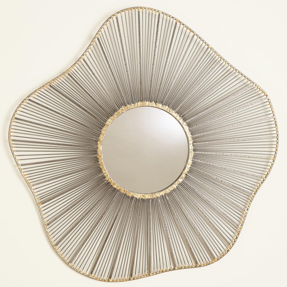 Sea Fan Wall Mirrors Natural Iron