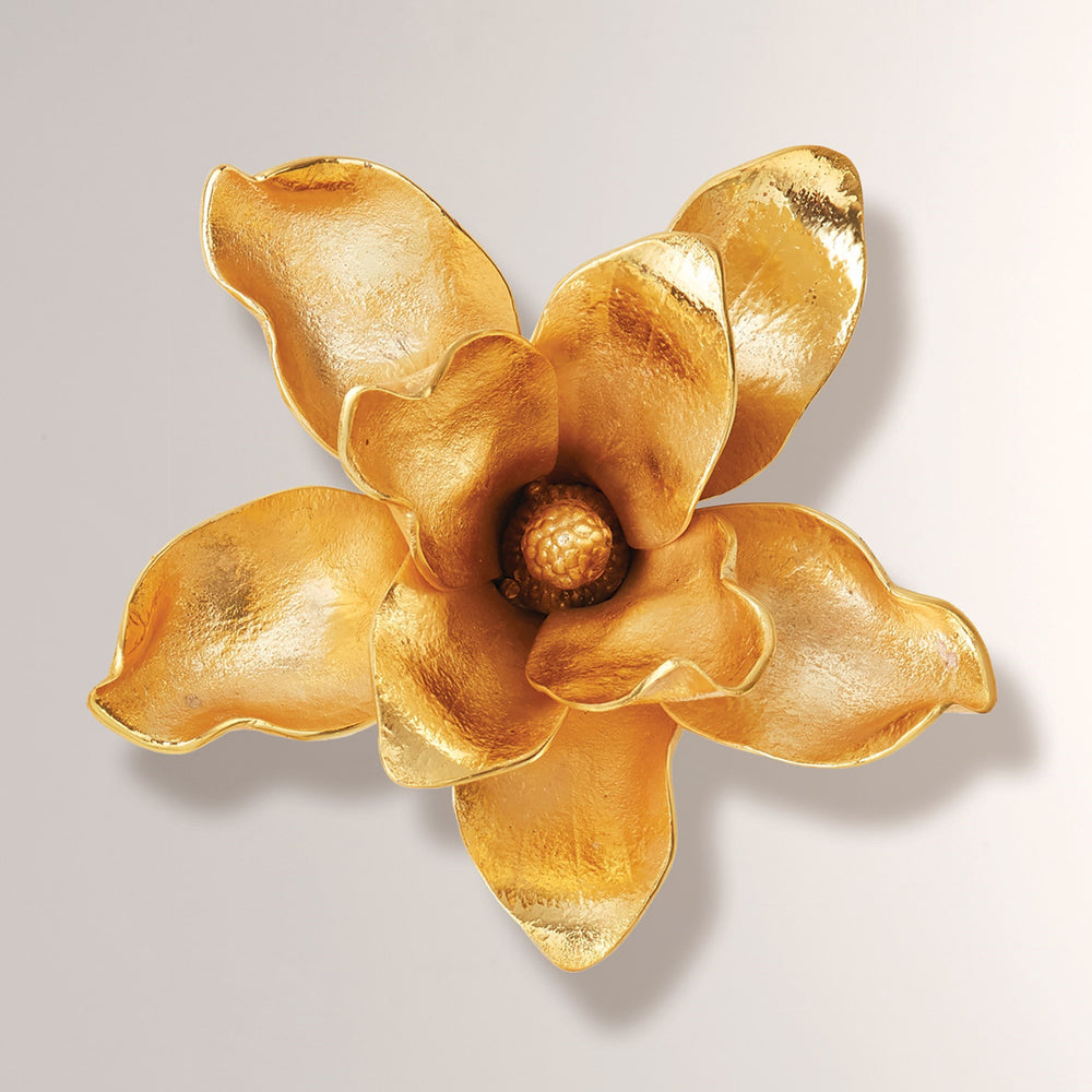 Décor de mur de fleurs de magnolia