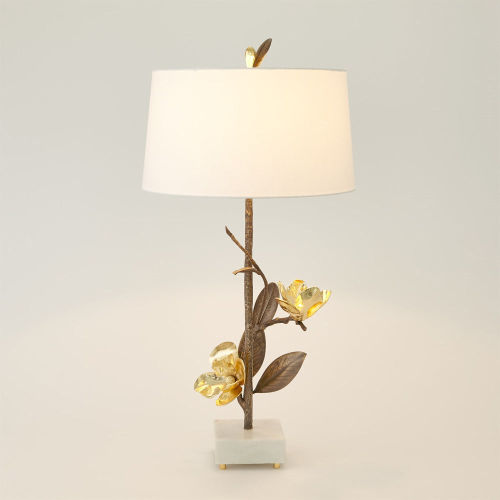 Magnolia Flower Table Lamp