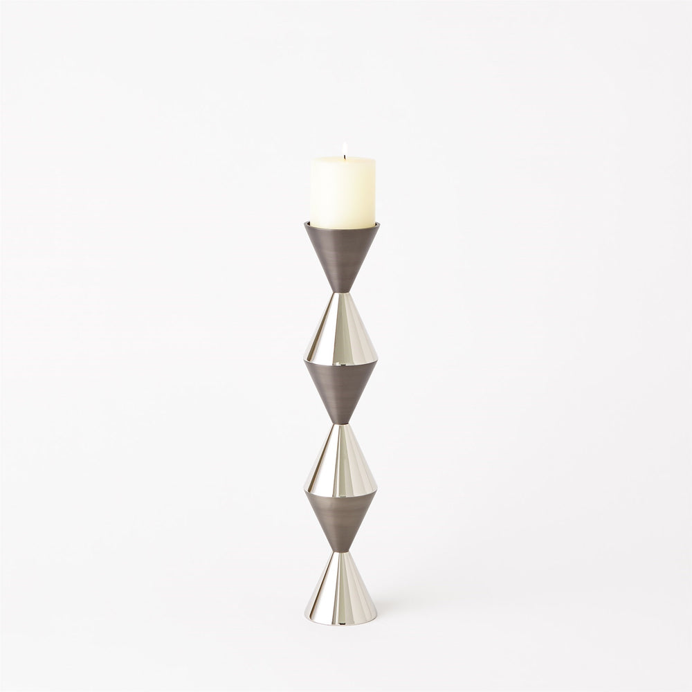 Italian Diamond Candle Holder