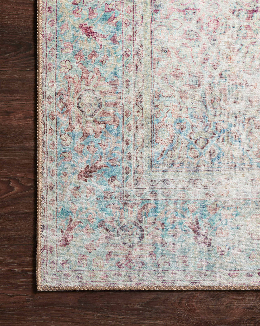 Wynter Red / Teal Rug (WYN-04)