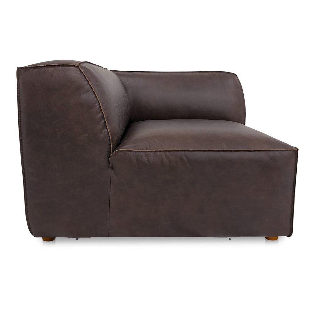 Form Corner Chair Espresso  Leather
