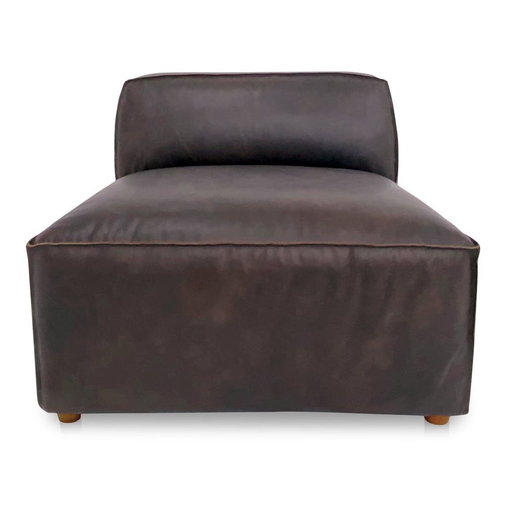 Form Slipper Chair Espresso  Leather