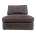 Thurlow Slipper Chair Espresso  Leather