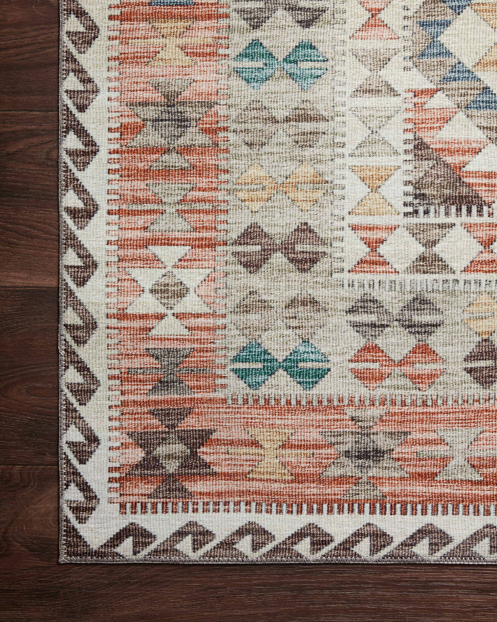 ZIO-04 Zion Ivory / Multi Rug
